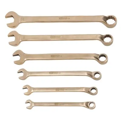 Premium KLUCZE PŁASKO-OCZKOWE WYGIĘTE 10CZ.