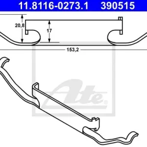 SPRĘŻYNA ZACISKU HAMULC. BMW 3 E46  99-06 PRZÓD Darmowa dostawa