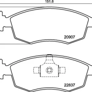 Oferta limitowana KLOCKI HAMULCOWE PRZOD