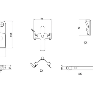 Tani KLOCKI HAM. TYŁ GIULIA (952_) 10/15- STELVIO (949_) 12/16- GHIBLI III (M157)