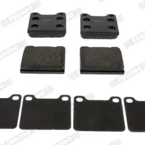 Popularny KLOCEK HAMULCOWY KPL. TYŁ (Z DODATKAMI), PASUJE DO: VOLVO 140, 240, 260, 740, 76