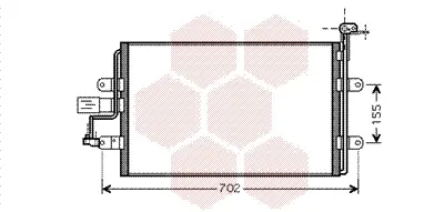 Darmowa dostawa CHŁODNICA KLIMATYZACJI VW