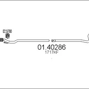 Autentyczny RURA POCZĄTKOWA 207 1.4 HDI