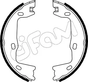 Szybka dostawa SZCZĘKI HAMULC. OPEL ASTRA, CALIBRA,VECTRA(RĘCZNY)