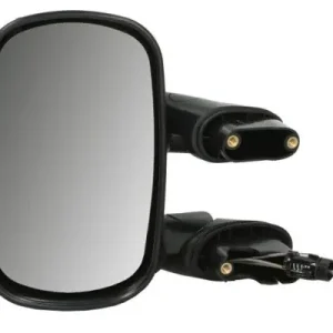 Lusterko zewnętrzne L (mechaniczne, wypukłe, chrom) FIAT DOBLO, DOBLO CARGO 03 Tani