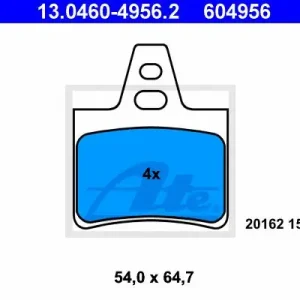 KLOCKI HAMULC. CITROEN XANTIA 93-01 TYŁ Rabat