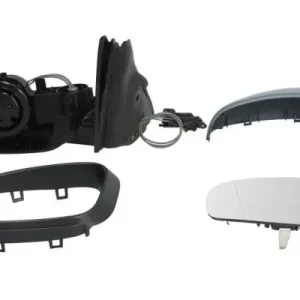 Lusterko zewnętrzne L (mechaniczne, asferyczne, chrom, zagruntowane) SKODA ROOM Premium