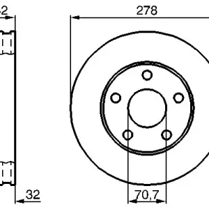 Tylko dziś TARCZA HAMULCOWA