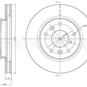 Rabat TARCZA HAM PRZOD 264X24 V