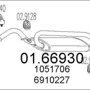 Popularny TŁUMIK KOŃCOWY ORION 1.6