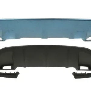 Spojler zderzaka przód (kpl., TURBO, czarny/srebrny) pasuje do: PORSCHE CAYENNE Autentyczny