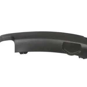 Tylko dziś Spojler zderzaka tył (z wycięciem na podwójną rurę wydechową, czarny) AUDI