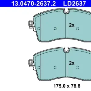 KLOCKI HAMULC. LAND ROVER DISCOVERY SPORT 14- Ekspresowa dostawa