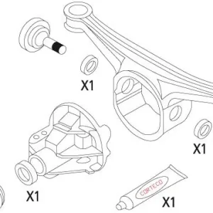 ZESTAW USZCZELEK,RÓŻNICOWY Niska cena