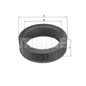 FILTR POWIETRZA FORD GRANADA 1.7-2.3 72- Premium