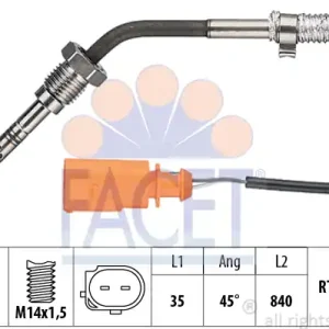 CZUJNIK TEMP. SPALIN Rabat