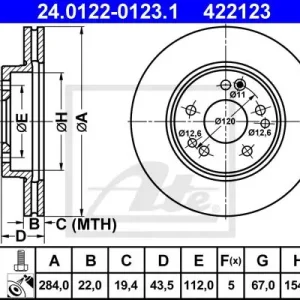 TARCZA HAMULC. MERCEDES W124  85-97 WEN. Tylko dziś