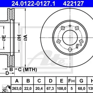 TARCZA HAMULC. VOLVO 240-260  74-93 Tylko dziś