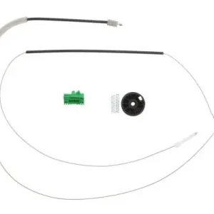 Zwrot pieniędzy Zestaw naprawczy podnośnika szyby przód L (komplet) PEUGEOT 306 05.93-04.02