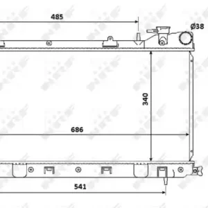 CHŁODNICA SILNIKA SUBARU Wyprzedaż