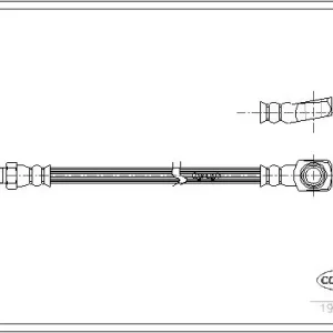 Popularny PRZEWÓD HAMULCOWY GIĘTKI JAGUAR