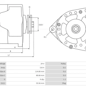 Darmowa dostawa ALTERNATOR REMANUFACTURED AS-PL ALTERNAT