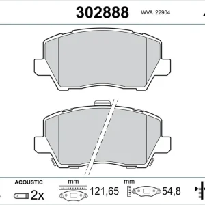 Popularny KLOCKI HAMULCOWE