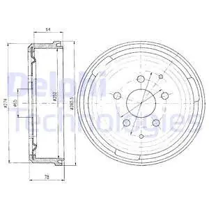 Bęben hamulcowy DELPHI BF184 Promocja
