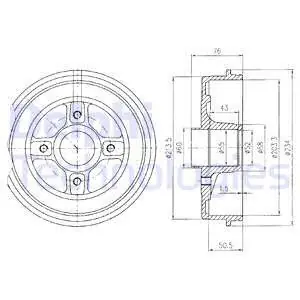 Kup teraz Bęben hamulcowy DELPHI BF423