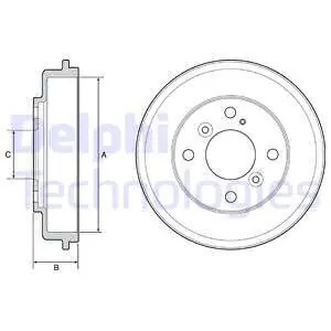 Bęben hamulcowy DELPHI BF525 Niska cena
