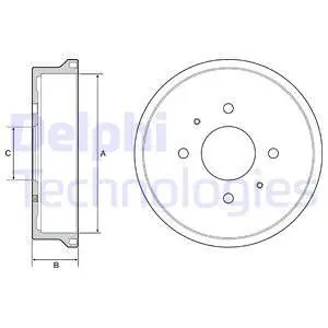 Bęben hamulcowy DELPHI BF529 Ostatnia szansa