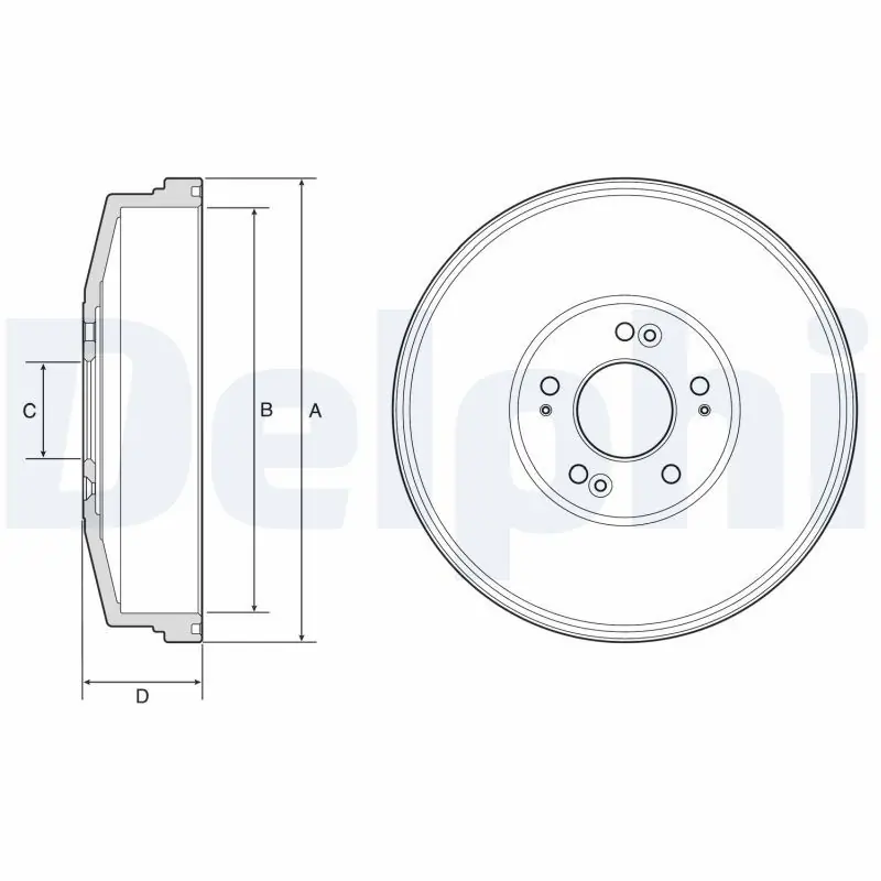 Bęben hamulcowy DELPHI BF593 Nowość