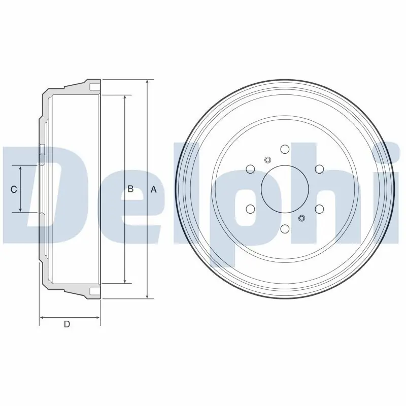 Bęben hamulcowy DELPHI BF641 Zwrot pieniędzy