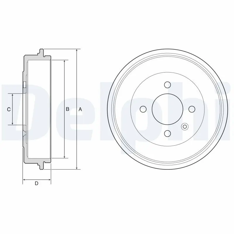 Bęben hamulcowy DELPHI BF642 Ostatnia szansa