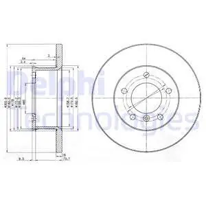Tylko dziś Tarcza hamulcowa DELPHI BG2556