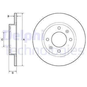 Darmowa dostawa Tarcza hamulcowa DELPHI BG2572