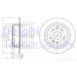 Tarcza hamulcowa DELPHI BG2614 Bezpieczna płatność