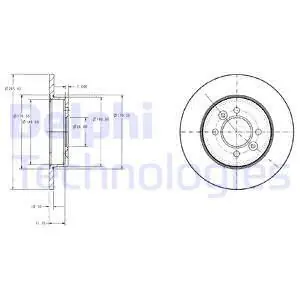 Zamów teraz Tarcza hamulcowa DELPHI BG2694