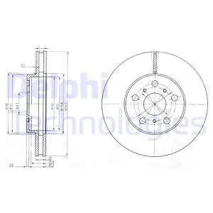 Ekspresowa dostawa Tarcza hamulcowa DELPHI BG2711
