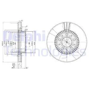 Tarcza hamulcowa DELPHI BG2719 Promocja