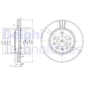 Tani Tarcza hamulcowa DELPHI BG2750