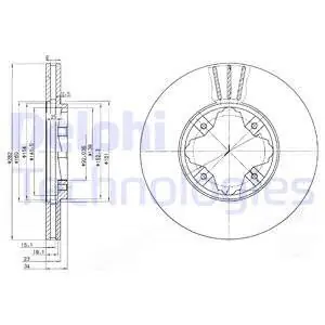 Tarcza hamulcowa DELPHI BG2816 Oferta limitowana