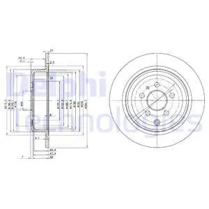 Tarcza hamulcowa DELPHI BG3049 Promocja