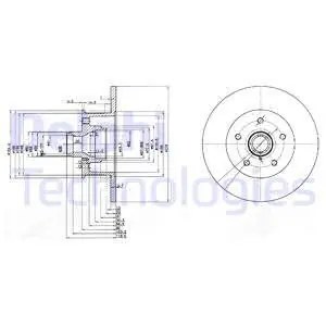 Najlepsza cena Tarcza hamulcowa DELPHI BG310