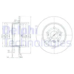 Kup teraz Tarcza hamulcowa DELPHI BG3183