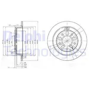 Ostatnia szansa Tarcza hamulcowa DELPHI BG3231