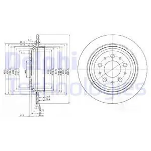 Tarcza hamulcowa DELPHI BG3419 Promocja