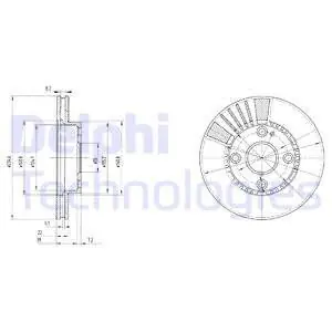 Oferta Tarcza hamulcowa DELPHI BG3508