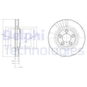 Oferta Tarcza hamulcowa DELPHI BG3511