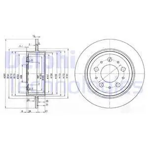 Bezpieczna płatność Tarcza hamulcowa DELPHI BG3543
